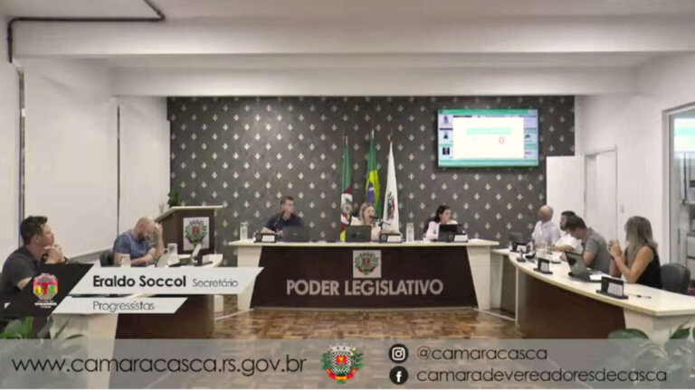 Resumo da Sessão Ordinária nº 03/2024 da Câmara de Vereadores de Casca