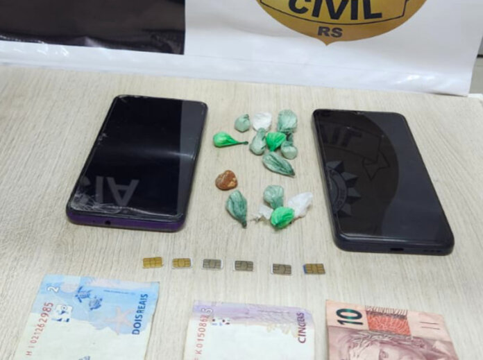 Polícia Civil prende suspeito de tráfico de drogas em Vanini