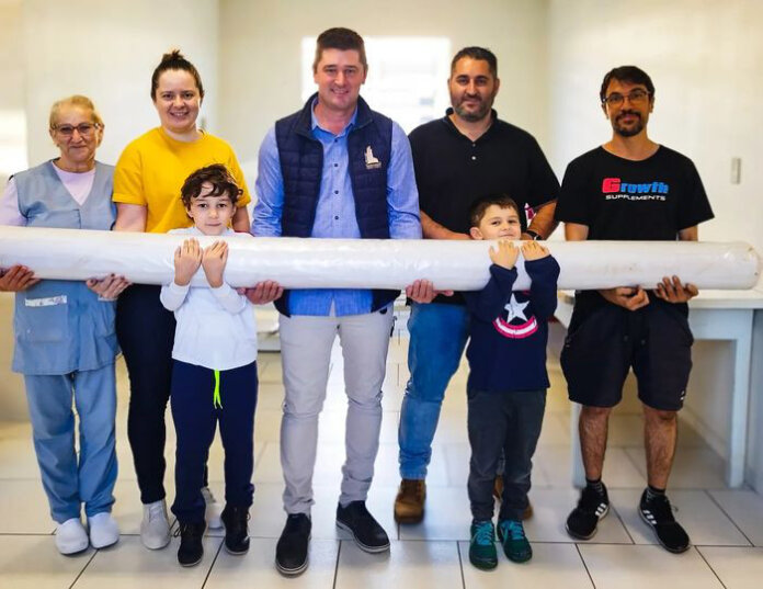 Realizada doação de tecido para o Hospital Santa Lúcia | Informativo da ACIC Casca