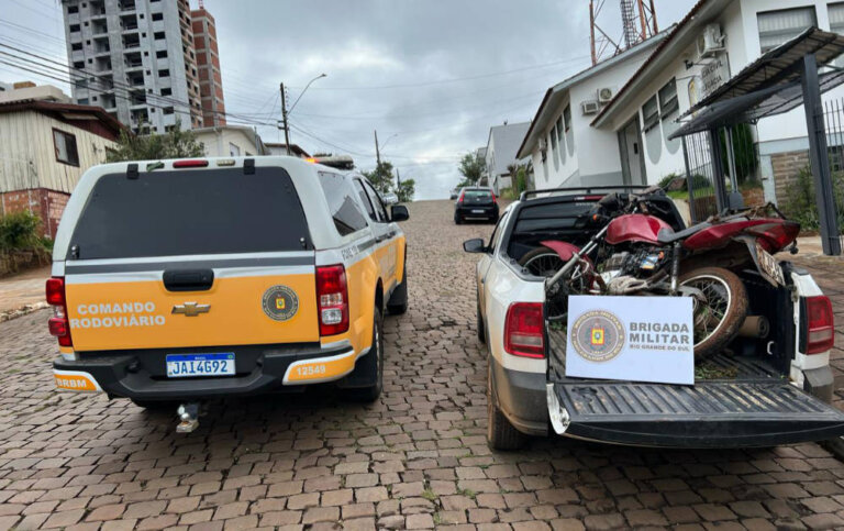 Motocicleta furtada em São Domingos do Sul é recuperada