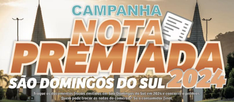 Lançada a Campanha Nota Premiada 2024 em São Domingos