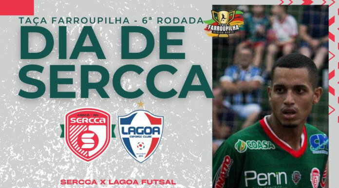 Sercca enfrenta o Lagoa Futsal neste sábado