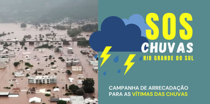 Participe da campanha de arrecadação para as vítimas das chuvas