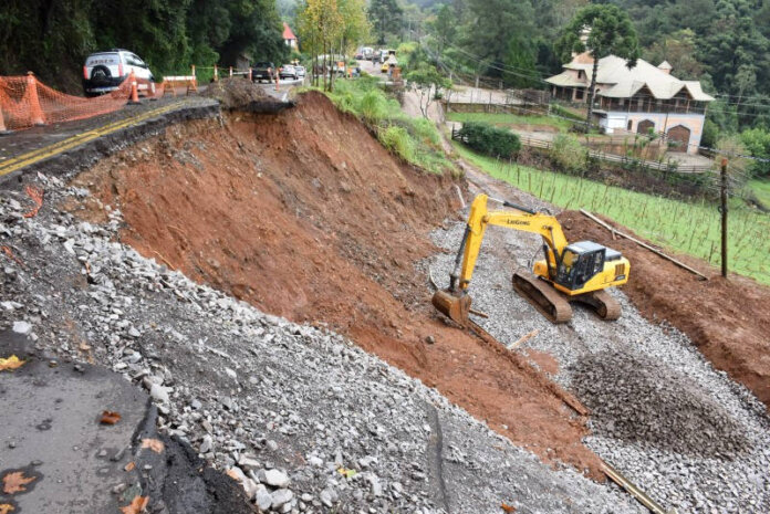 EGR segue atuando em mais de 25 trechos de rodovias impactados pelas chuvas