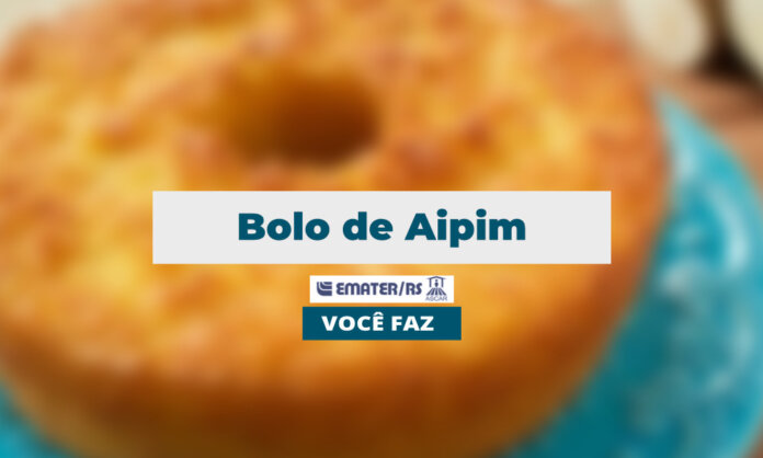 Bolo de Aipim ou Mandioca Crua | Você Faz