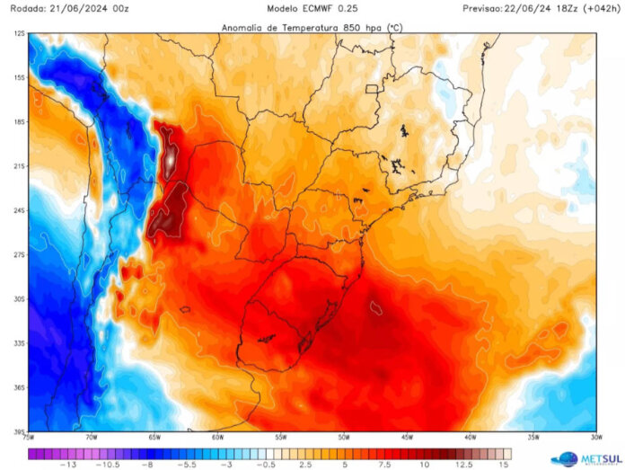 Primeiro fim de semana do inverno terá calor no Sul do Brasil