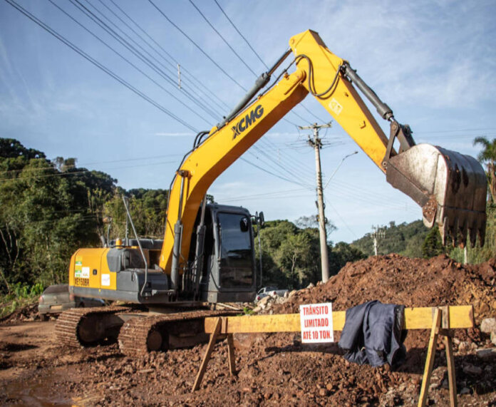 Nova ponte está sendo construída no Distrito de Evangelista, em Casca