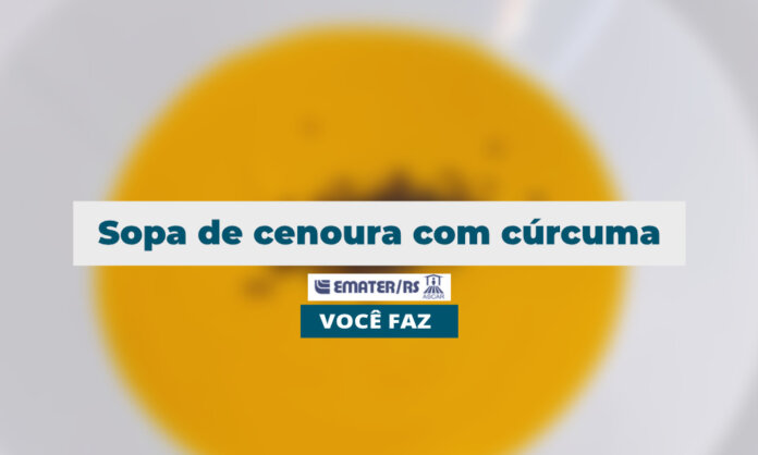 Sopa de cenoura com cúrcuma | Você Faz