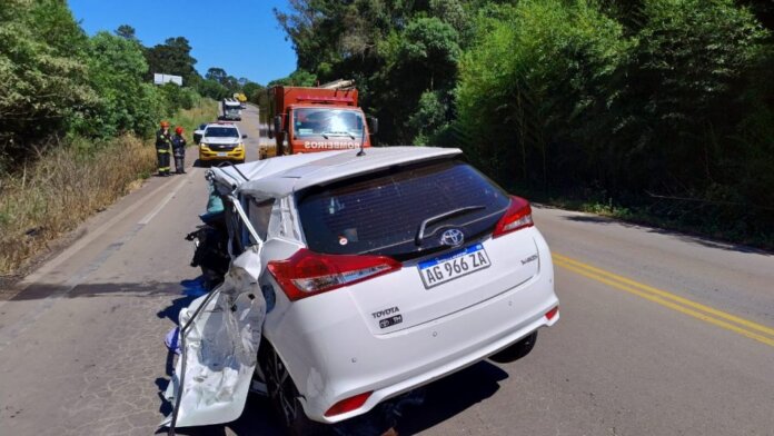 Grave acidente é registrado na ERS 324, entre Passo Fundo e Marau