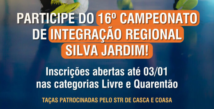 Abertas inscrições para o Campeonato de Integração Regional Silva Jardim