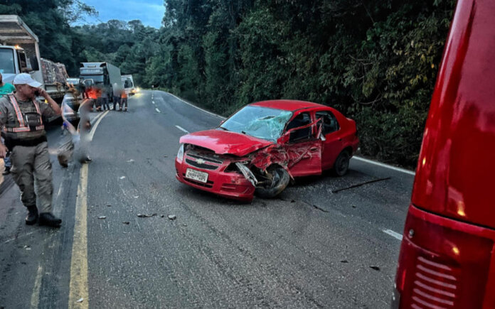 Grave acidente foi registrado na ERS 324, em Casca