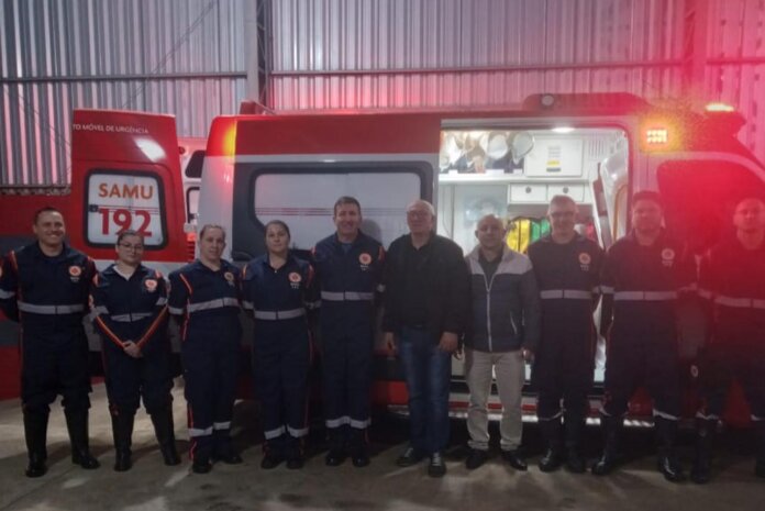 Vereadores santo-antonienses participam de inauguração de Base do SAMU 192 em Casca