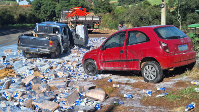 Grave acidente é registrado na ERS-129 entre Vanini e David Canabarro