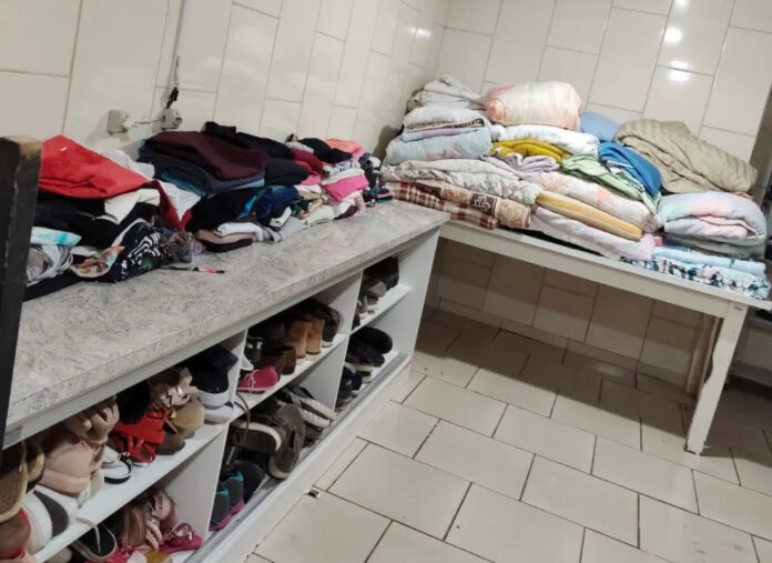 Muliterno conta com espaço permanente para a Campanha do Agasalho