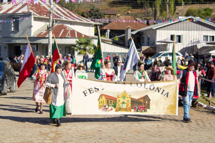 Festa na Colônia celebrou tradições e fortaleceu laços culturais no Distrito de Evangelista, em Casca