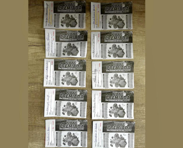 Divulgados os ganhadores do primeiro sorteio da Campanha Nota Premiada 2025 em São Domingos do Sul