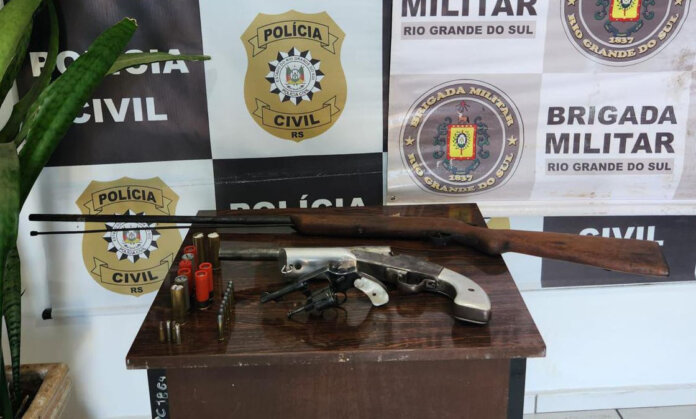 Homem é preso por posse ilegal de arma de fogo em Ciríaco