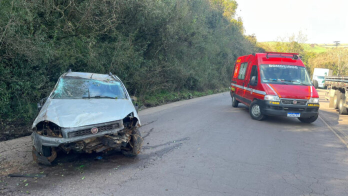 SCAB de Casca atende acidente na ERS-129