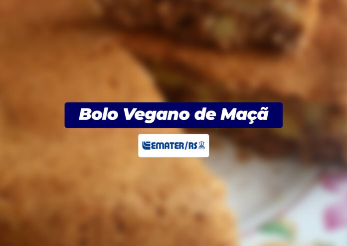 Bolo Vegano de Maçã | Você Faz