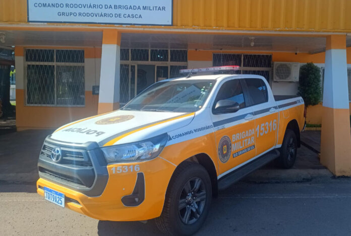 Pelotão Rodoviário de Casca recebeu nova viatura