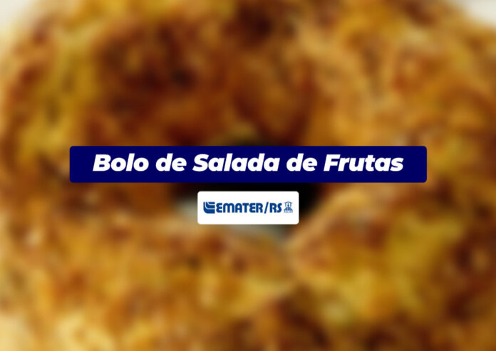 Bolo de Salada de Frutas | Você Faz