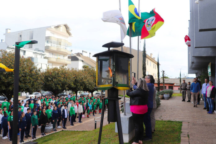 88ª Corrida do Fogo Simbólico marca abertura da Semana da Pátria em Casca