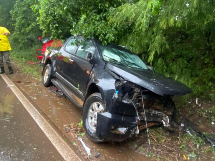 Colisão deixa feridos na ERS-324, entre Marau e Vila Maria