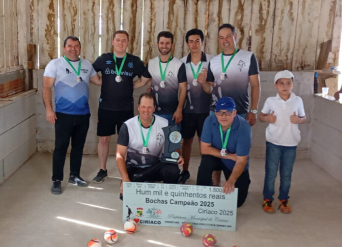Campo Alegre A conquista o título do Municipal de Bocha de Ciríaco