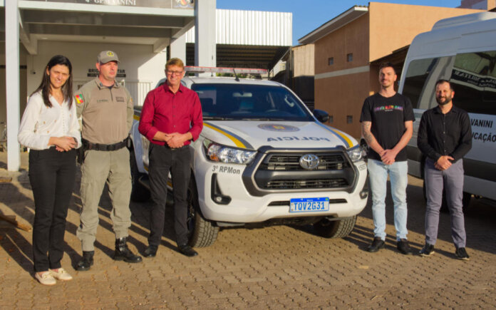 Brigada Militar de Vanini recebe nova viatura