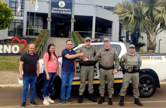 Muliterno recebeu nova viatura da Brigada Militar