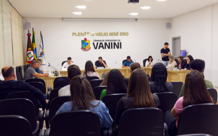 Resumo da Sessão Ordinária nº 20/2025 da Câmara de Vereadores de Vanini