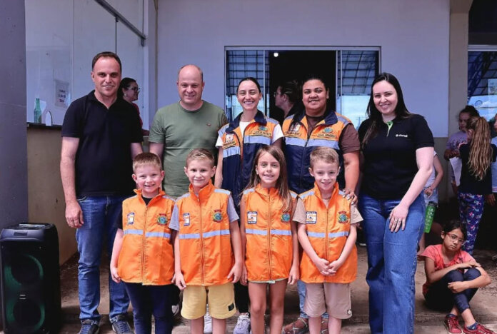 Defesa Civil de Muliterno leva cultura da prevenção às escolas e envolve alunos em ações educativas