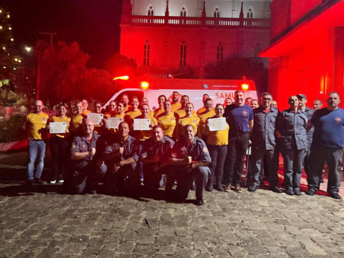 Curso de Formação de Socorrista de Primeira Resposta do SCAB forma 24 alunos