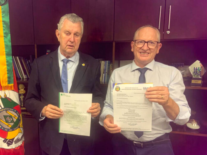 Em Brasília, prefeito de David Canabarro articula investimentos para saúde e infraestrutura