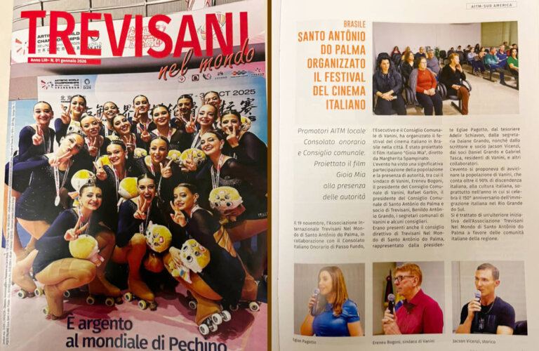 Vanini ganha destaque em revista italiana após exibição de festival de cinema