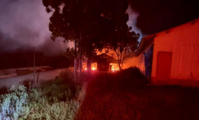 Incêndio de grandes proporções destrói aviário no interior de Ciríaco