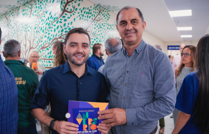 Prefeito de Santo Antônio do Palma cumpriu agenda com vice-governador em Passo Fundo