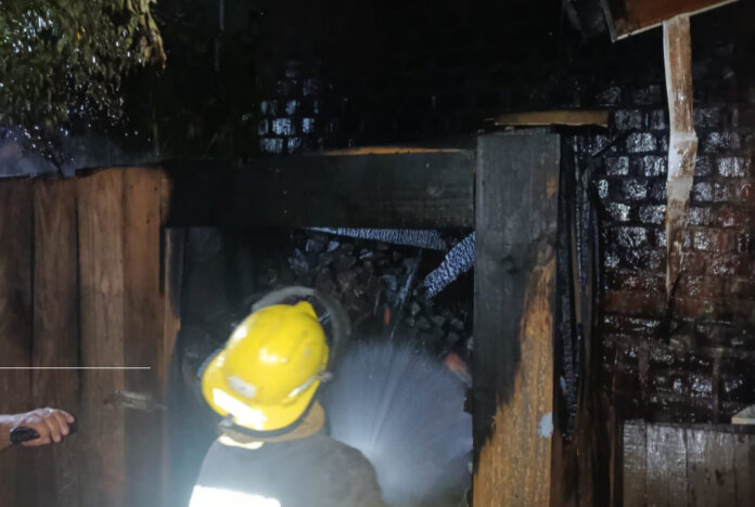 SCAB de Casca atende ocorrência de princípio de incêndio em residência