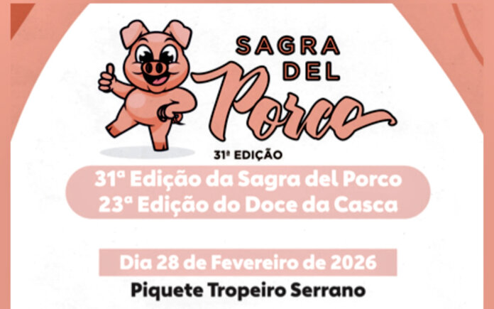 31ª Sagra del Porco será realizada em 28 de fevereiro, em Casca