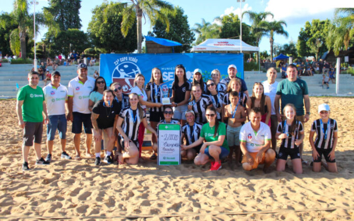 Equipe feminina do Botafogo de Vanini é campeã da 23ª Copa Verão de Caseiros