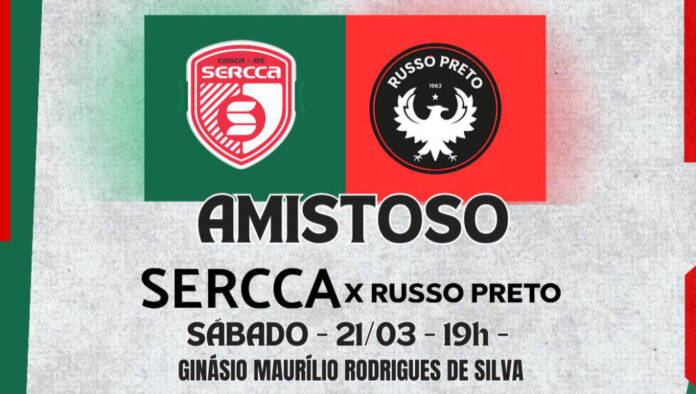 SERCCA faz primeiro jogo em casa na temporada em amistoso neste sábado
