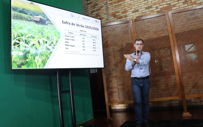 Segunda estimativa da Safra 2025/2026 aponta efeitos da ausência de chuvas na produção de grãos no RS