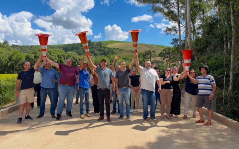 Santo Antônio do Palma inicia programação de aniversário de 34 anos com entrega de três pontes