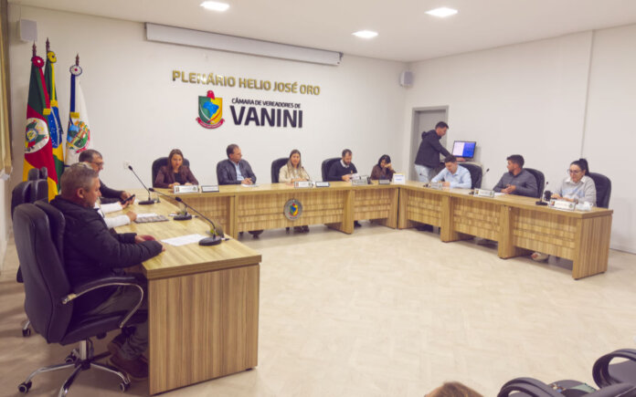 Resumo da Sessão Ordinária de 27 de abril de 2026 da Câmara de Vereadores de Vanini