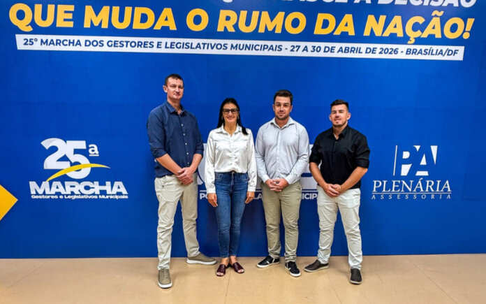 Vereadores de Casca participam da 25ª Marcha dos Gestores e Legislativos Municipais em Brasília