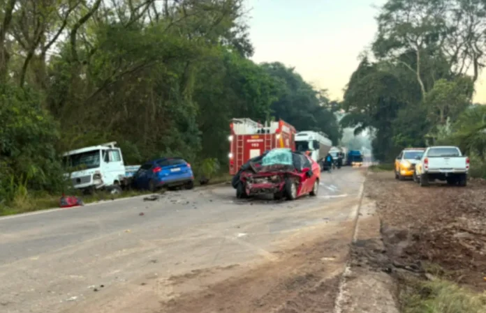 Acidente na ERS-324 deixa uma vítima fatal entre Marau e Vila Maria
