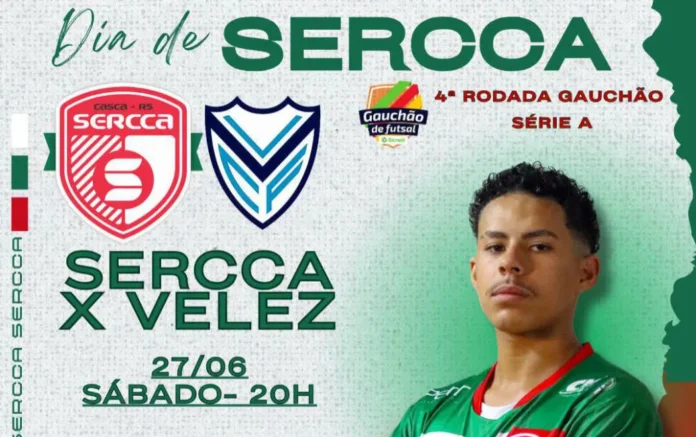 SERCCA recebe o Velez neste sábado pela 4ª rodada do Gauchão Série A