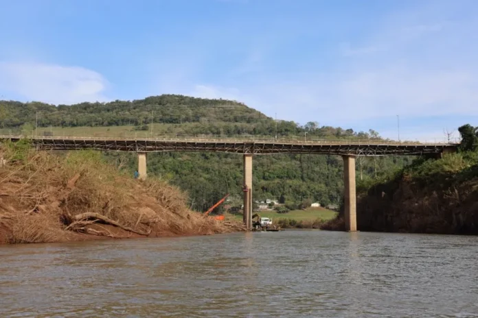 Governo do Estado conclui as obras na ponte sobre o Rio Guaporé, na ERS-129, na quarta-feira